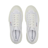 Superga 2631 Stripe Platform Scarpe White-White Avorio